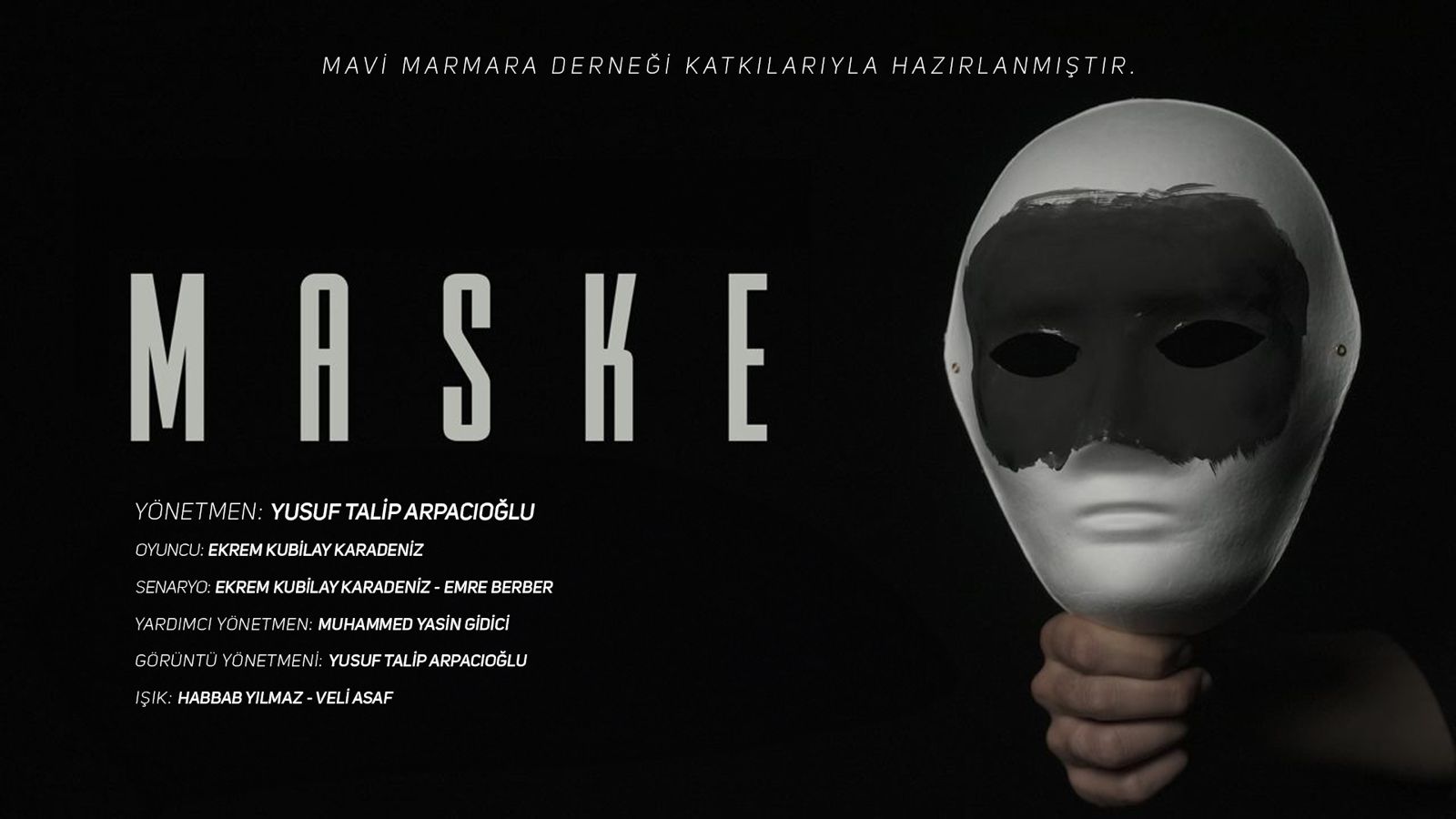 The short film 'Maske,' which we put a lot of effort into, will be available very soon on all our so