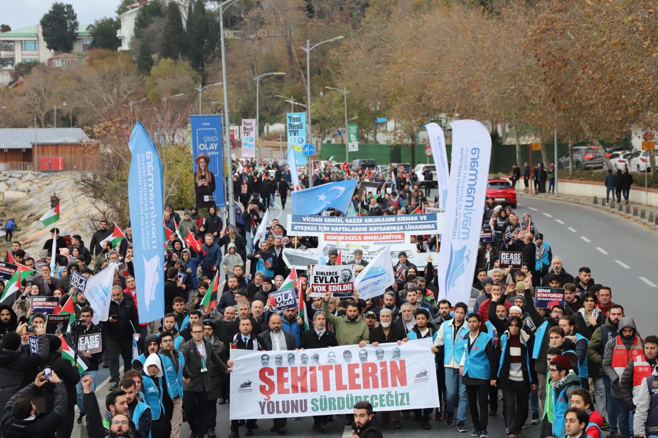 Vicdan Gemisi’nin Özgürlüğü İçin Büyük Gazze Yürüyüşü Düzenlendi!