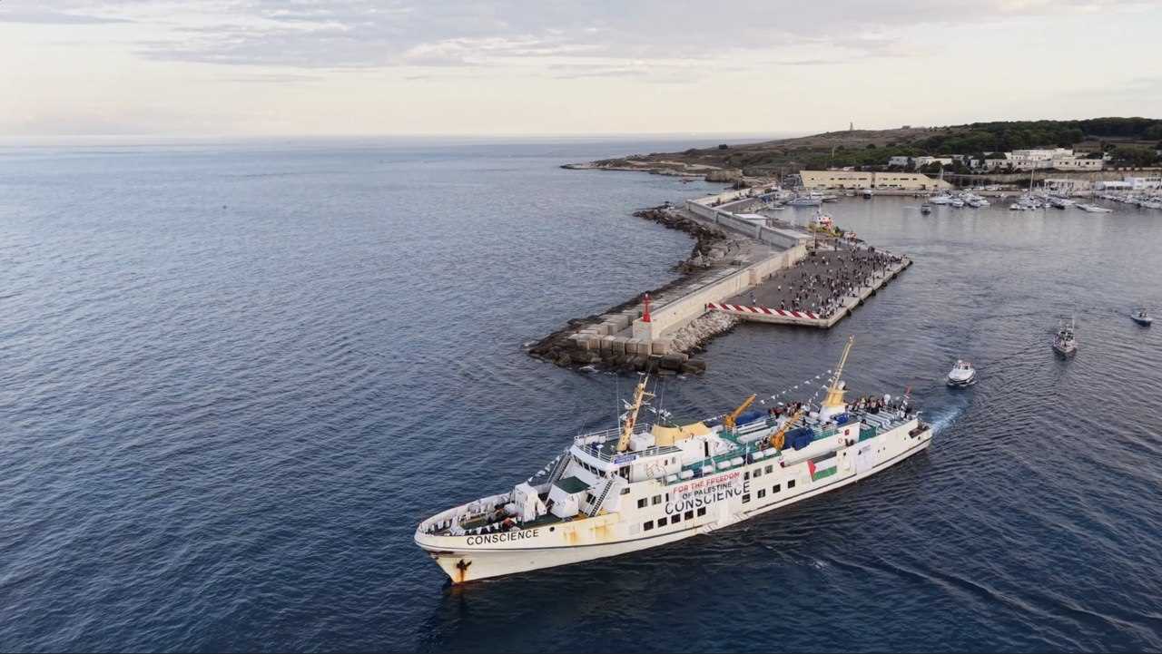 Mary Ann Wright, an American member of the Freedom Flotilla Coalition (FFC).